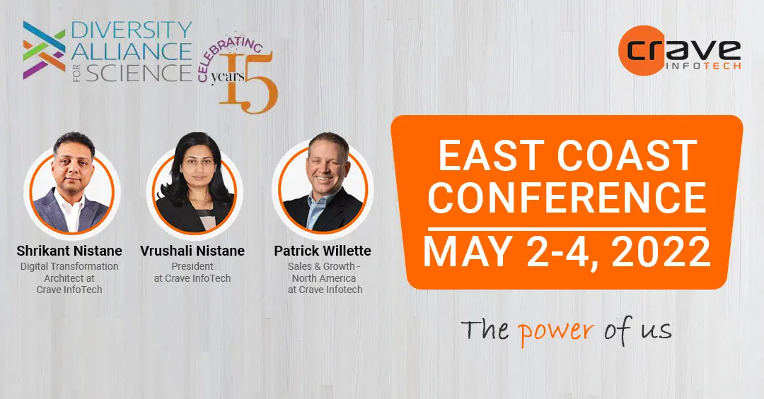 Crave InfoTech Diversity Alliance for Science East Coast Conference 2022 Crave InfoTech Diversity Alliance for Science East Coast Conference 2022